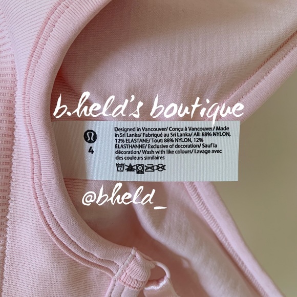 lululemon Ebb To Street Bra in Strawberry Milkshake Pink Size 4 Brand New NWT - Picture 8 of 15